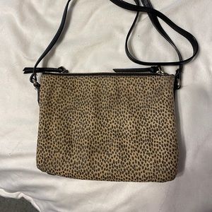 Animal print crossbody purse. Used